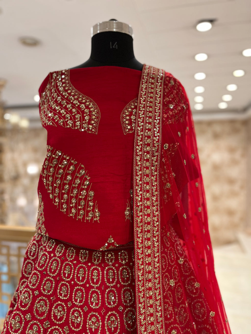 Jharokha Bridal Lehenga