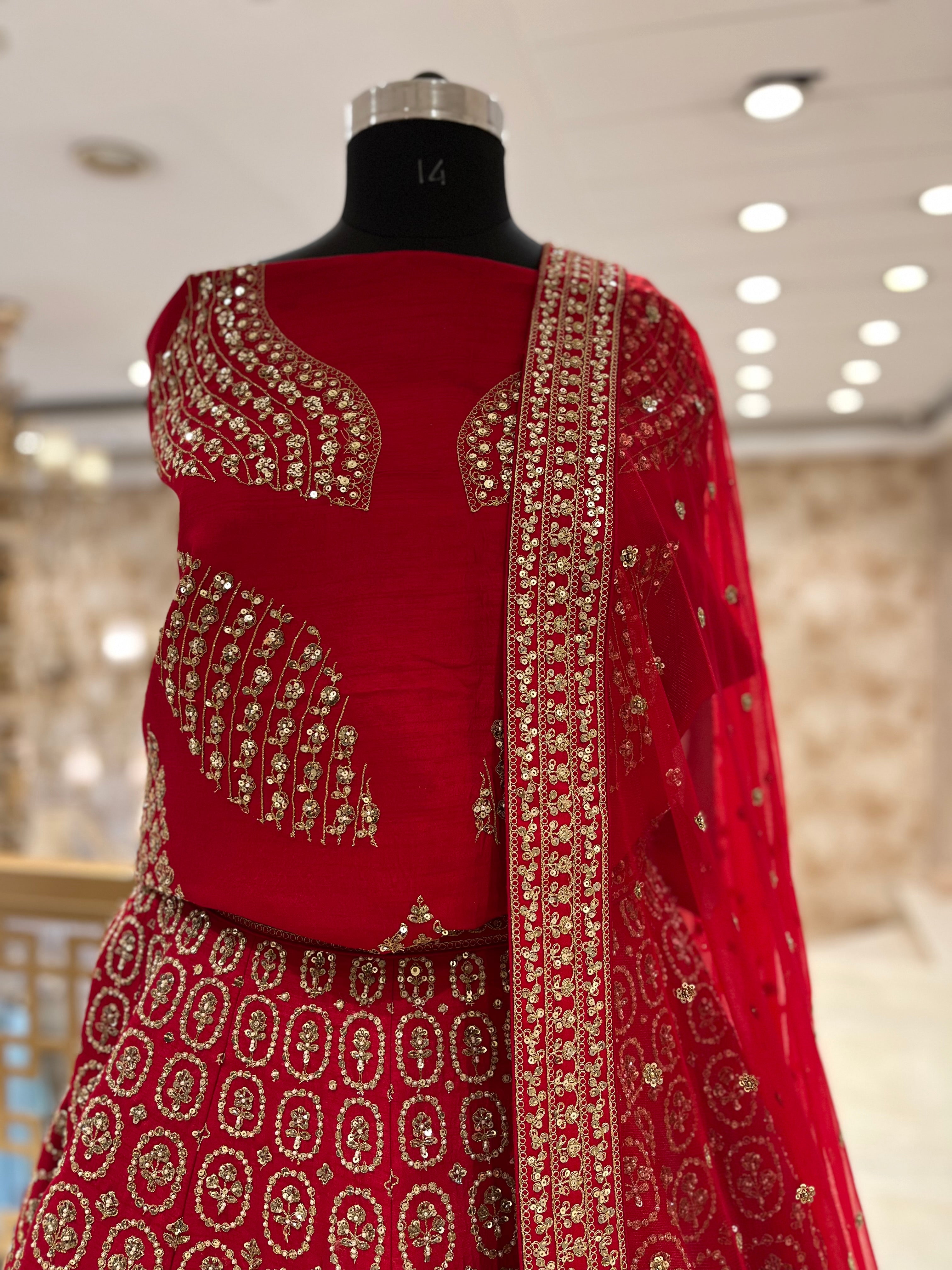 Jharokha Bridal Lehenga