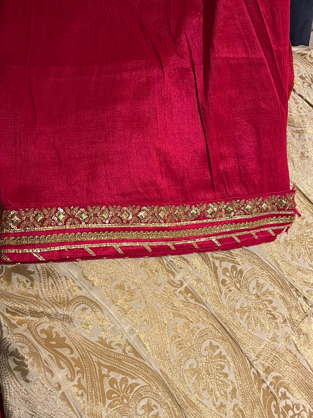 Golden Banarasi Lehenga