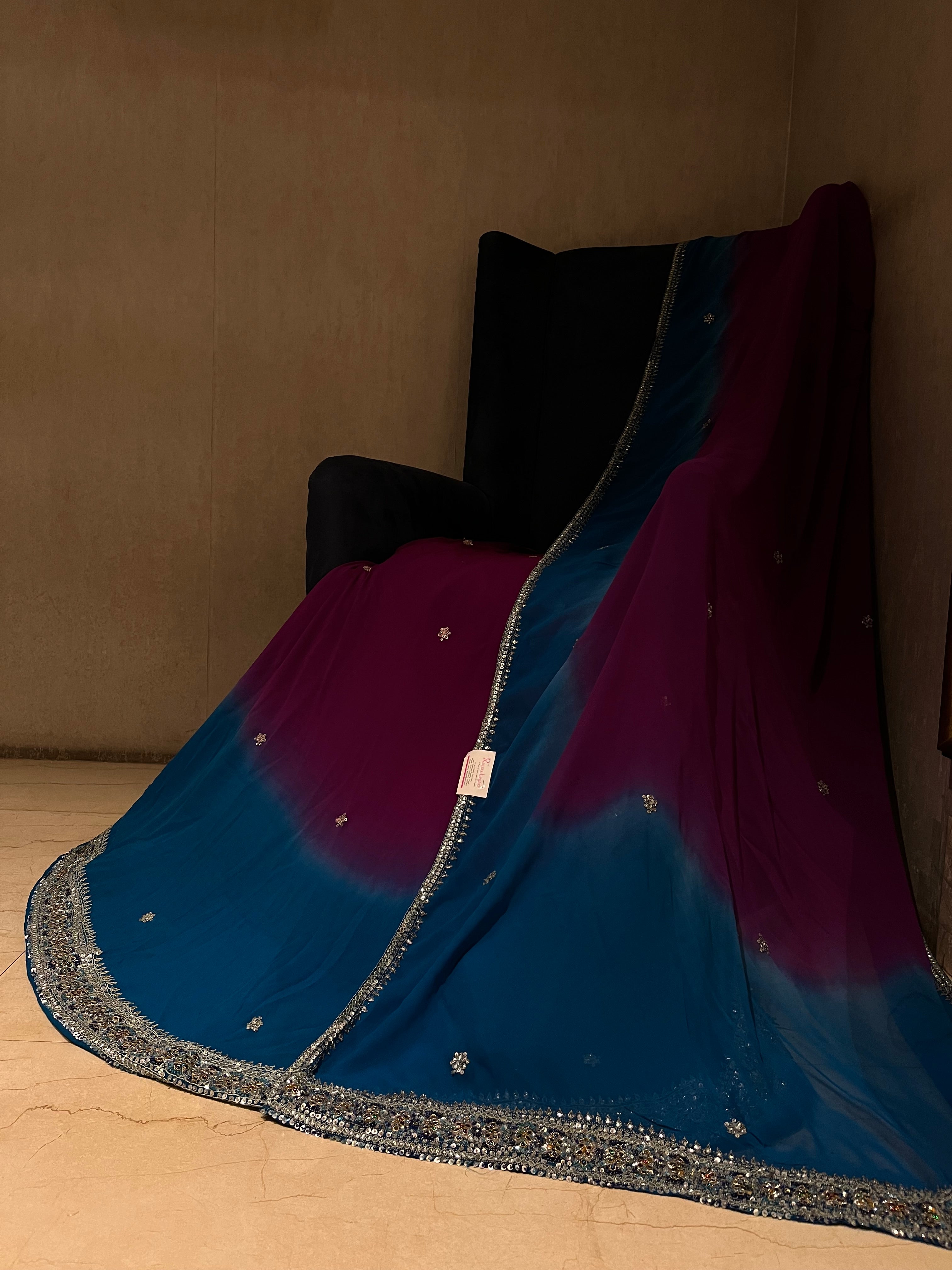 Elegant Pure Georgette lehenga set