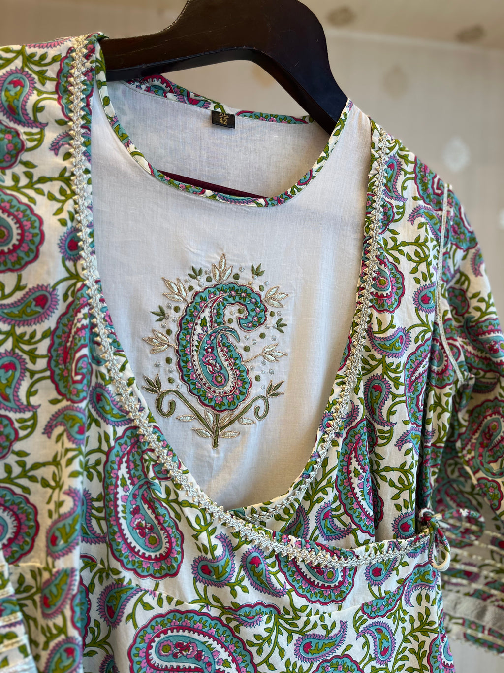 Printed Cotton Angrakha