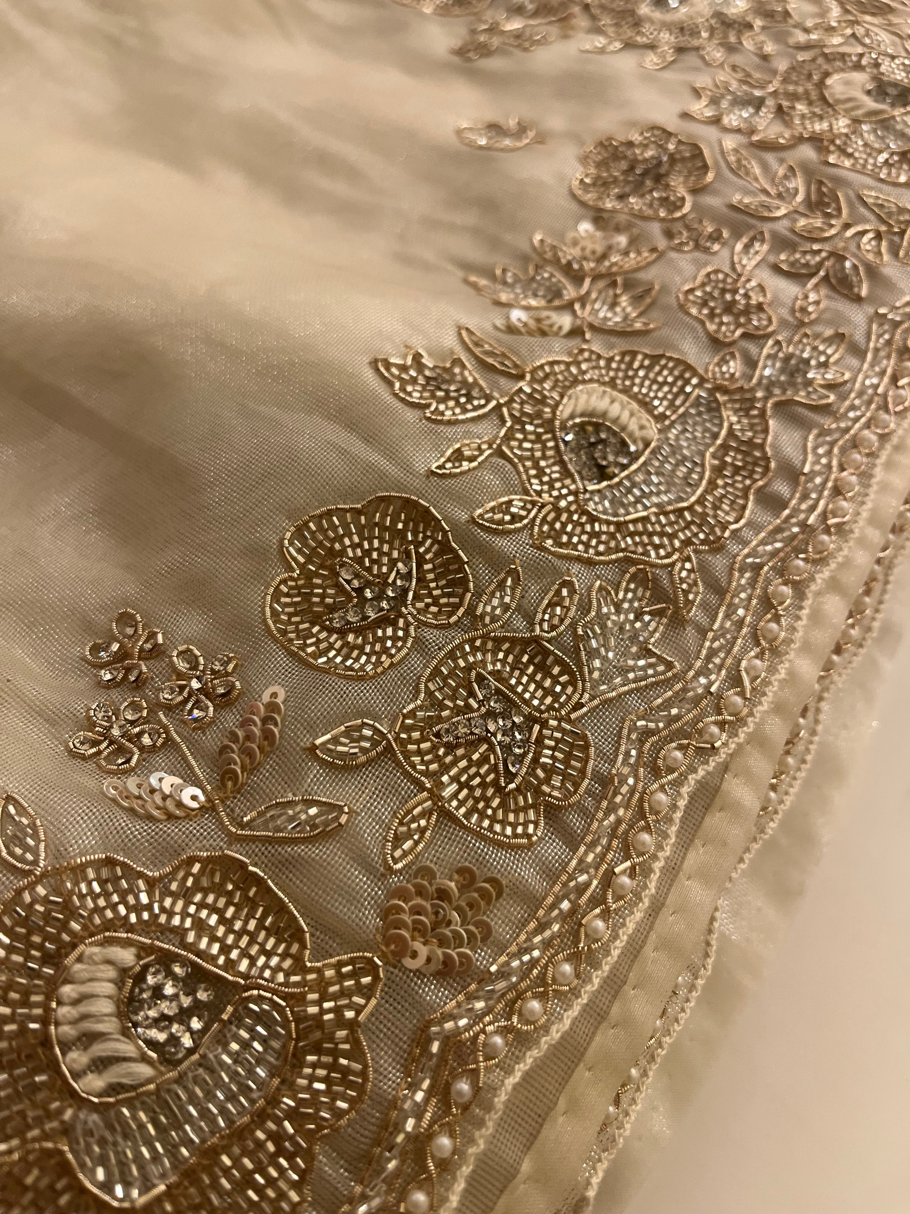 royal zardozi saree