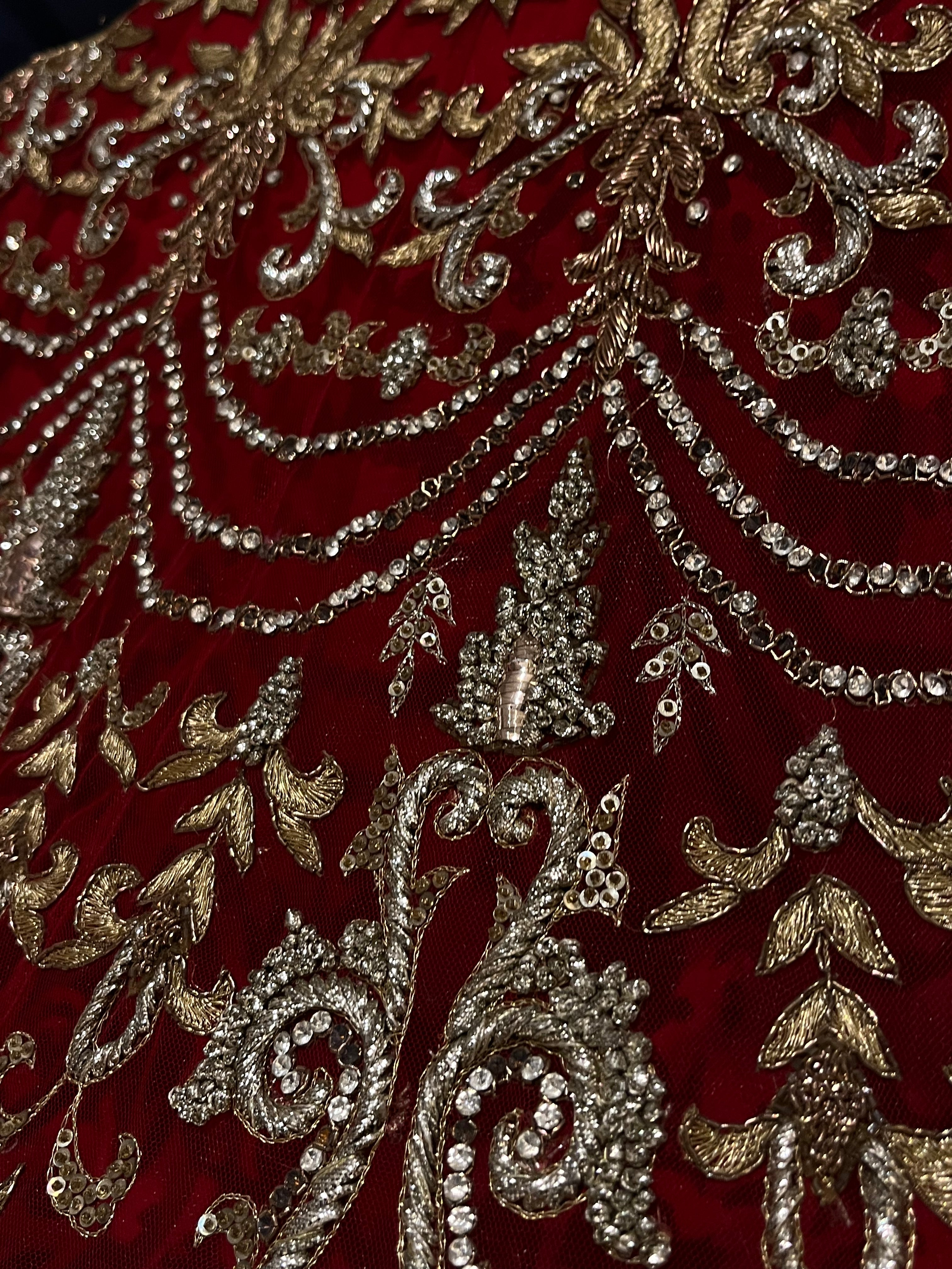 Heavy Bridal Deep Red lehenga Set