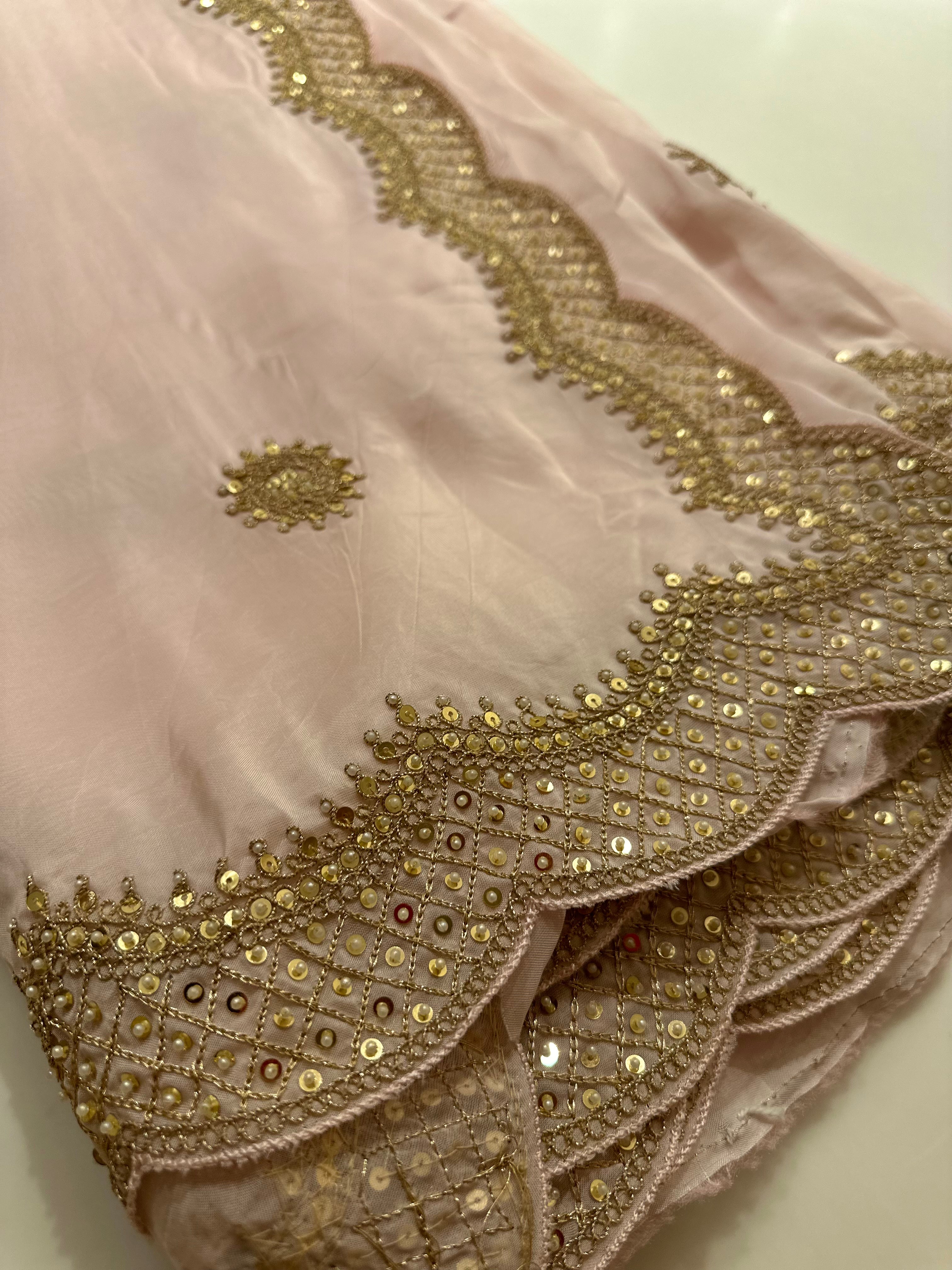 Dori Sequins Rajwada saree