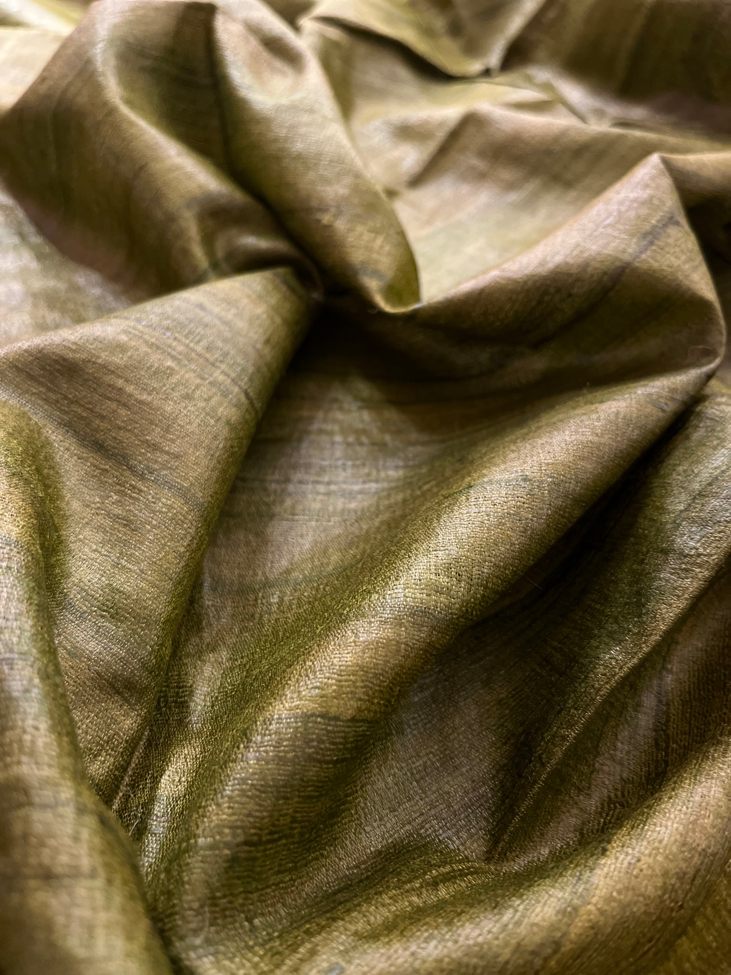 Raw mango silk saree