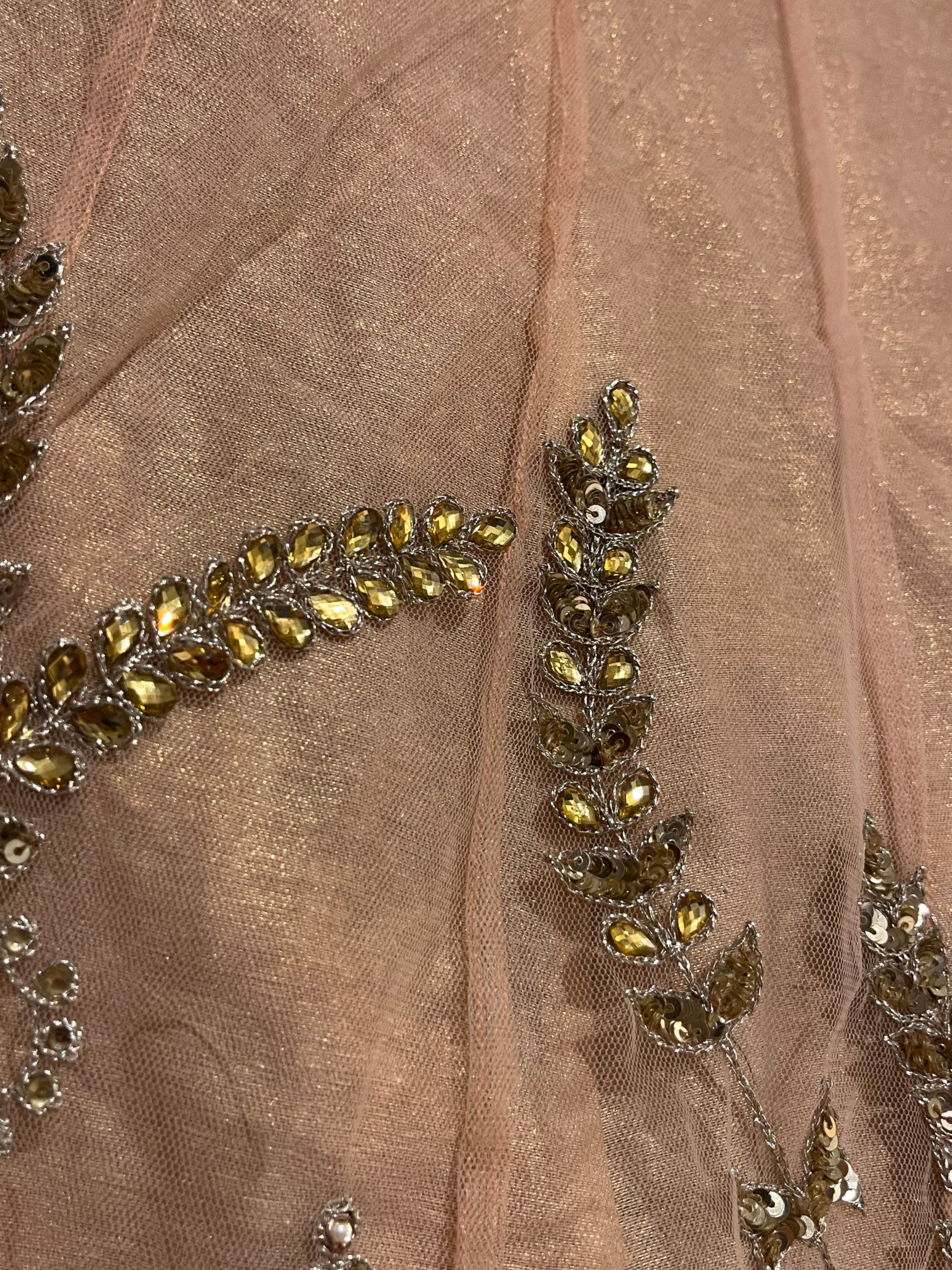 Crème Lehenga set