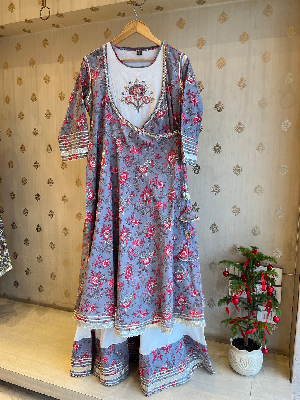 Printed Cotton Angrakha