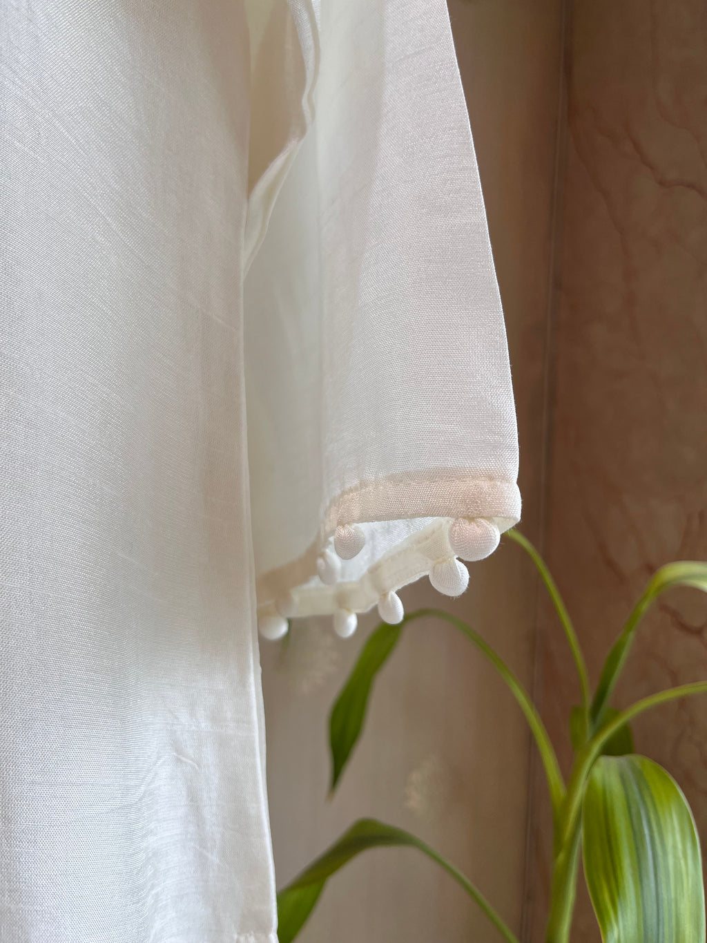 Swan White Straight Suit Set