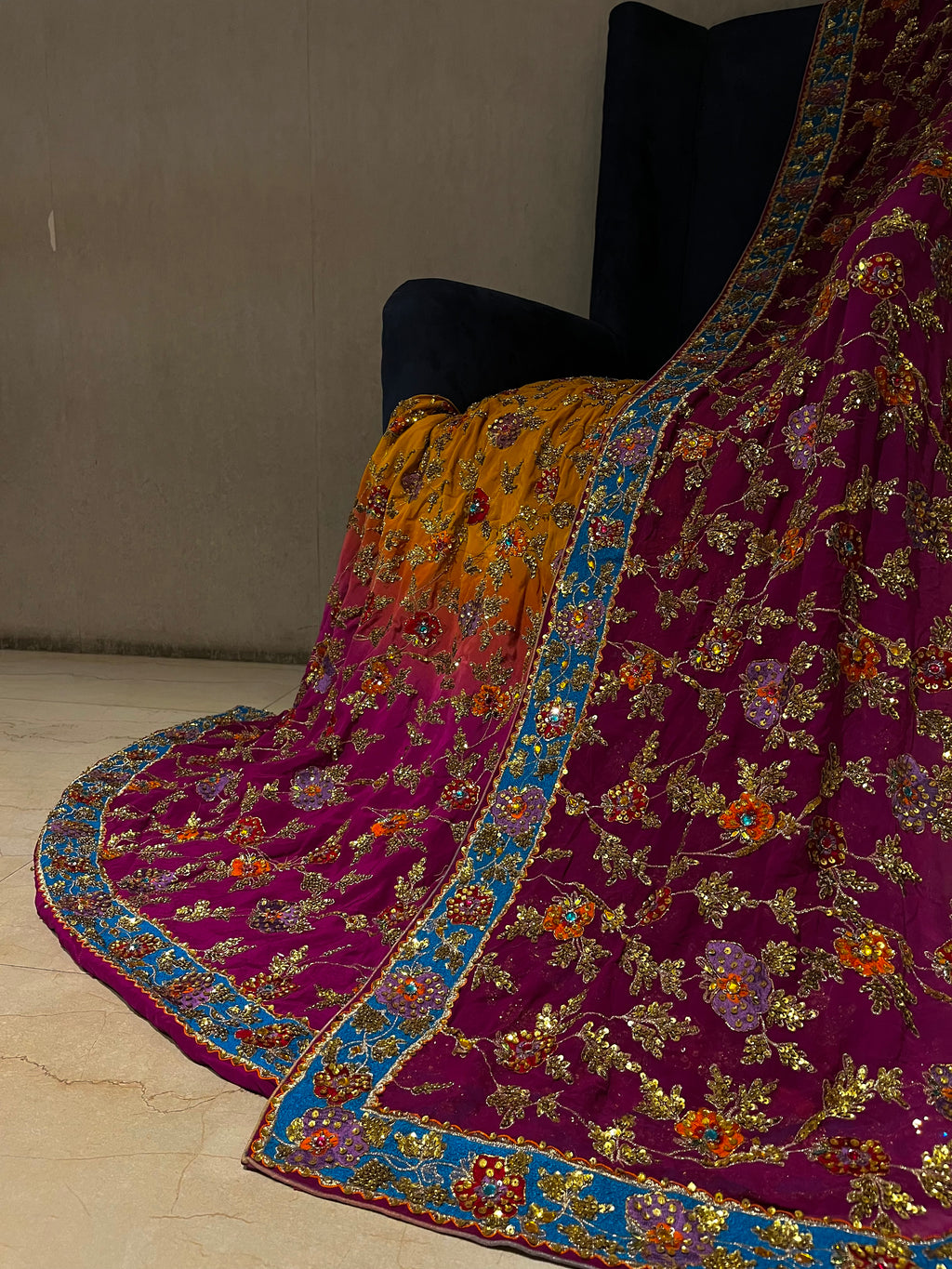 Kesar lehenga Set