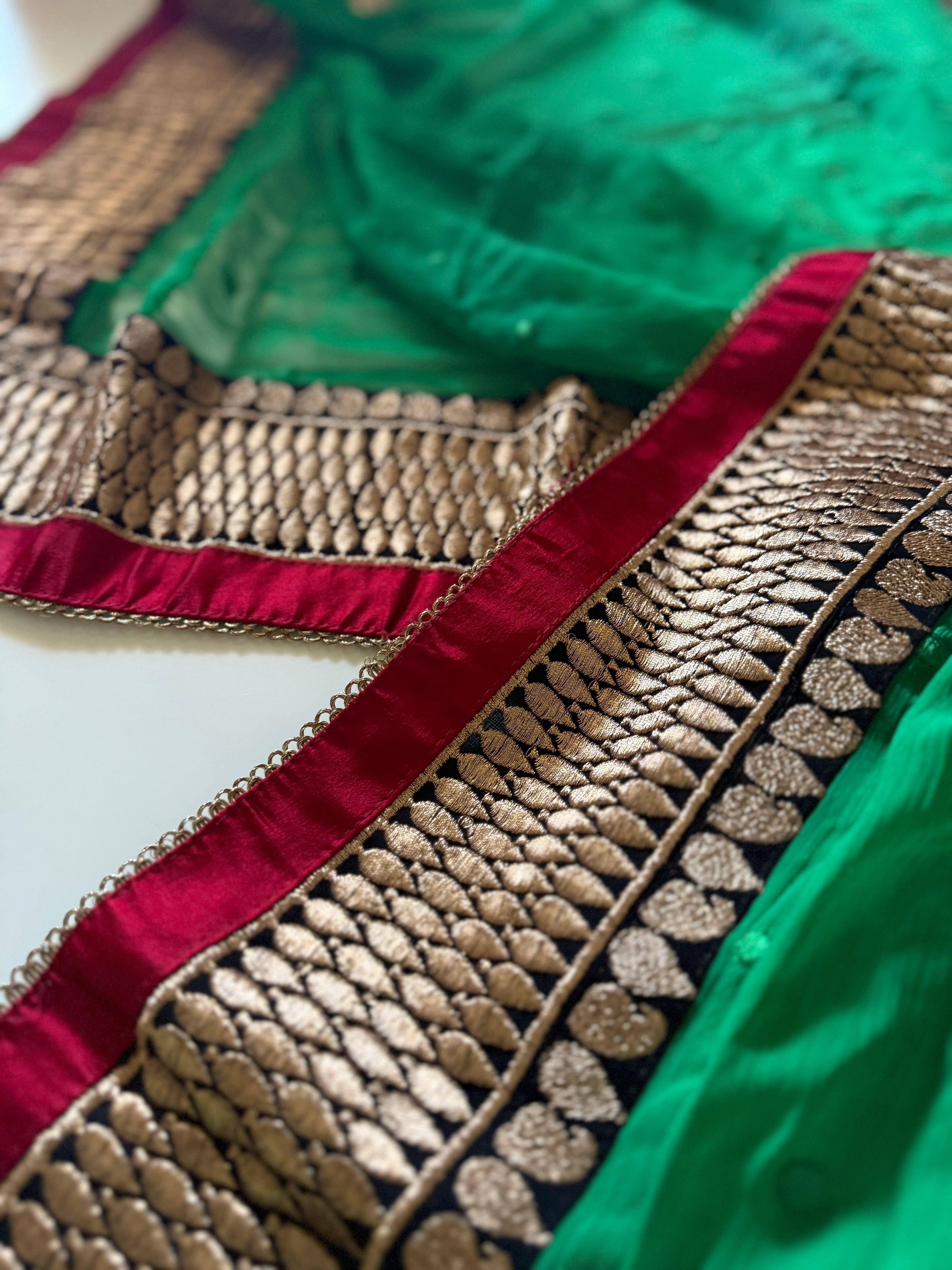Paan Chiffon Saree