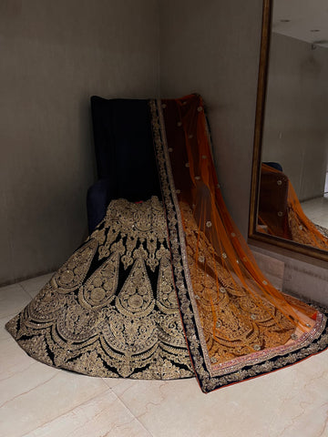 Mughal Style bridal lehenga set