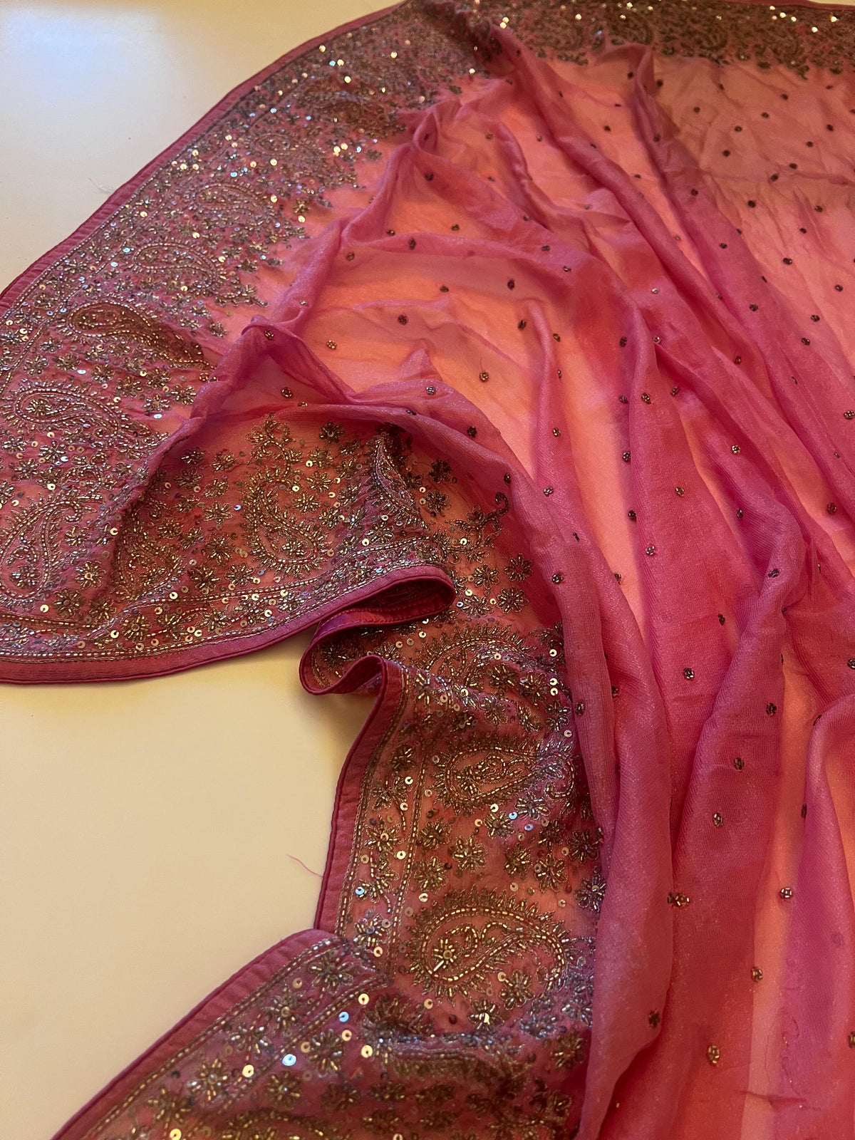 Tissue chiffon pure saree