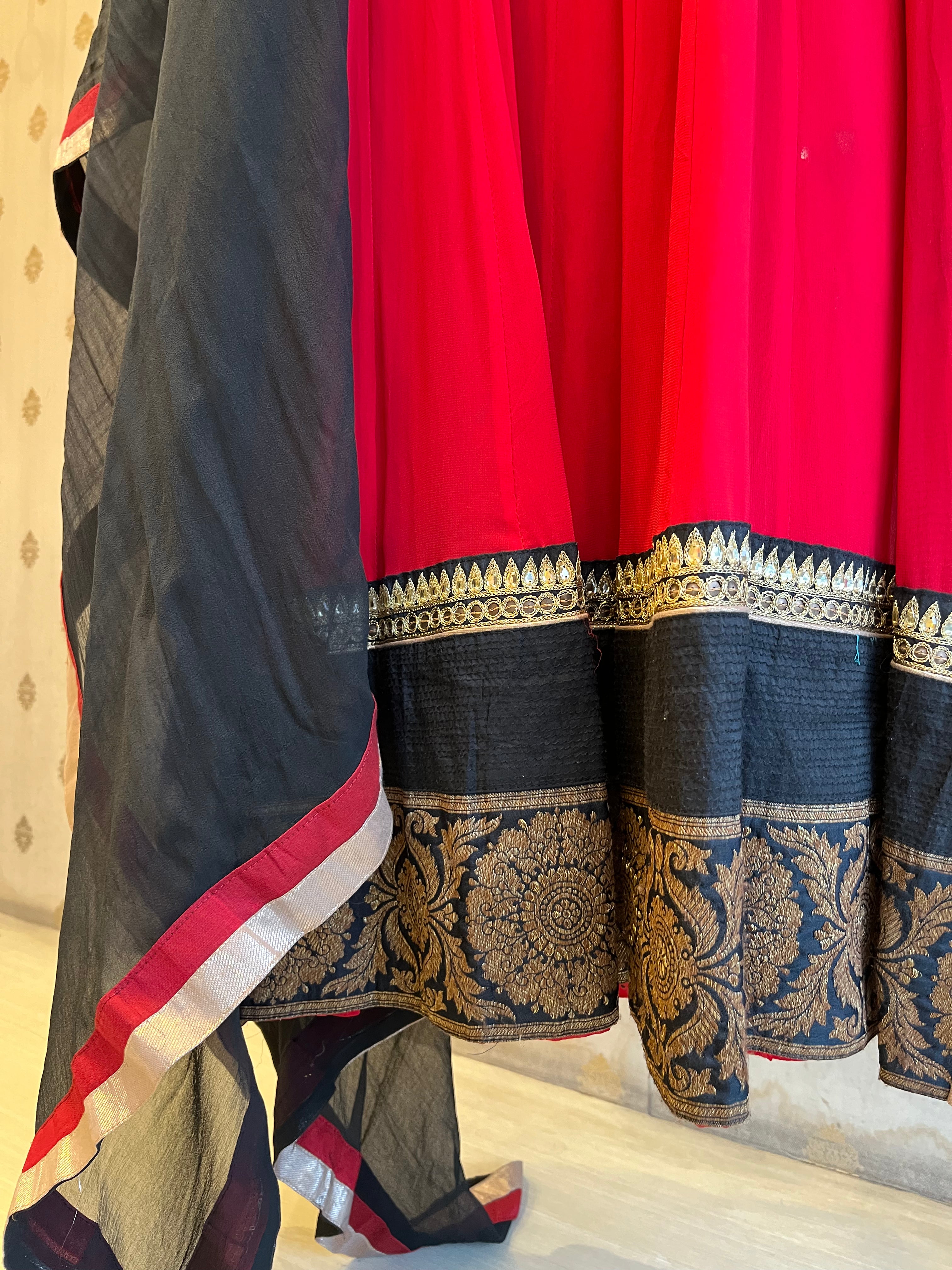 Pure Georgette Anarkali