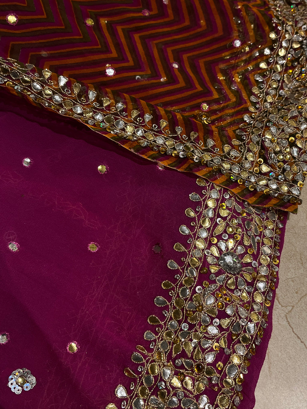 Multi Coloured Lehenga Set