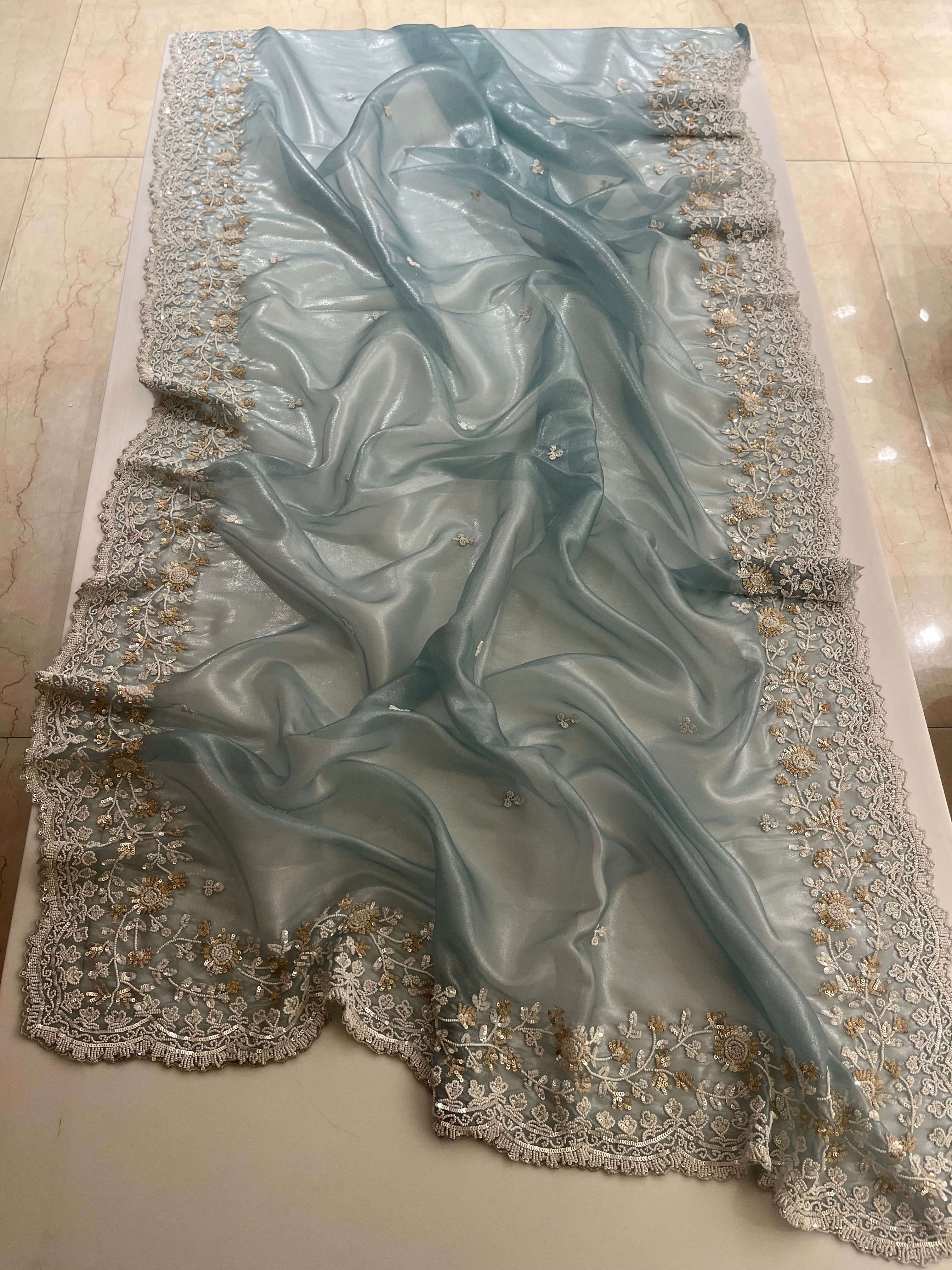 Daytime Blue saree