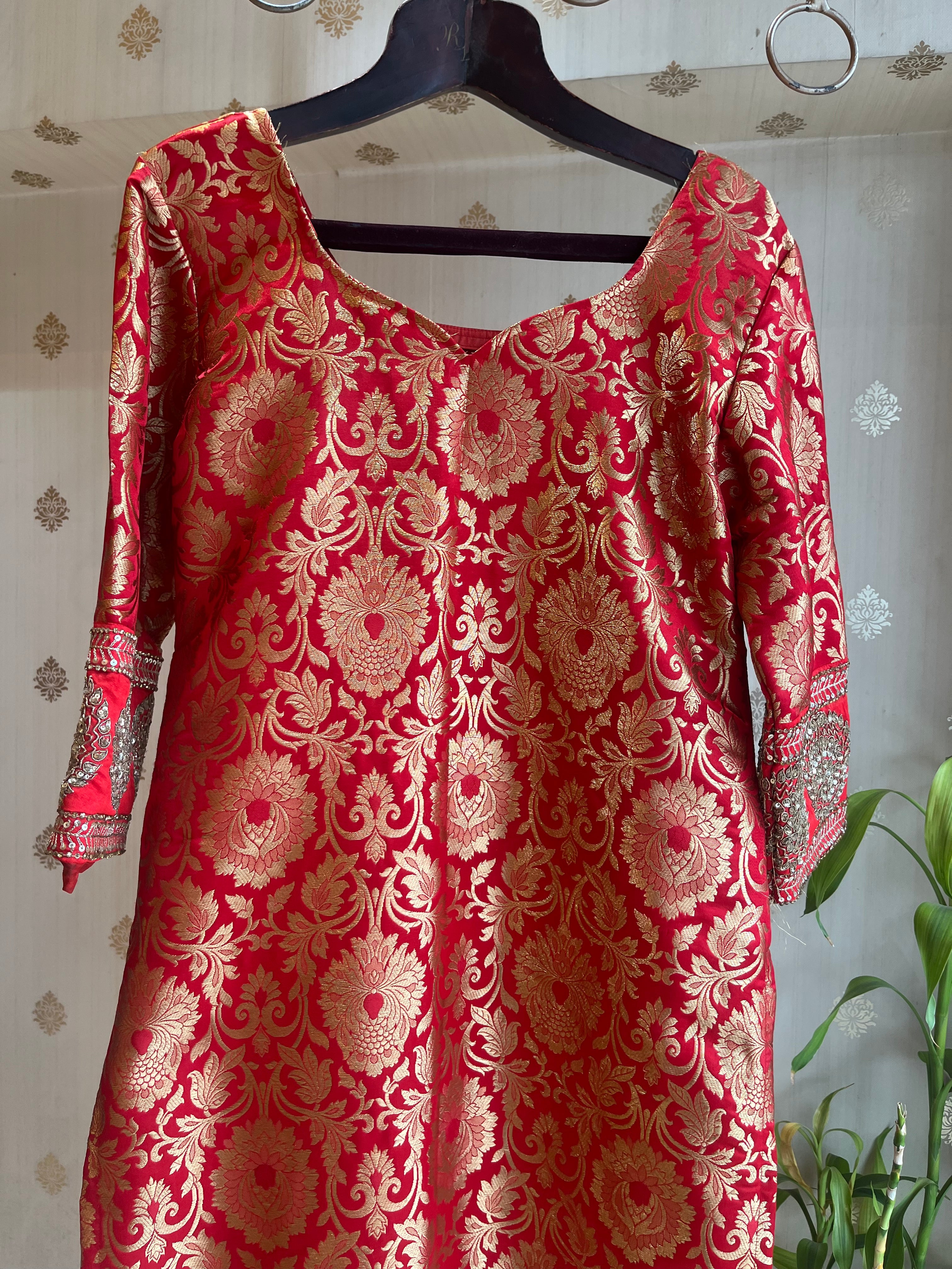 Banarasi Straight Kurta