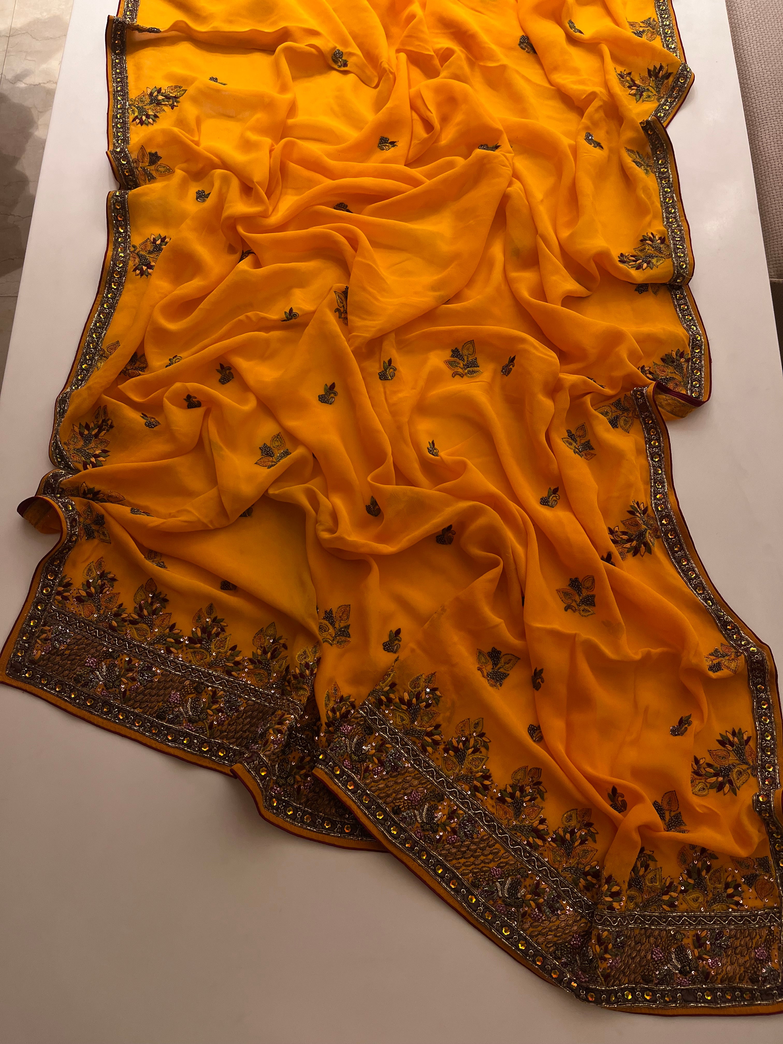 tarun tahiliani designer embroidered saree