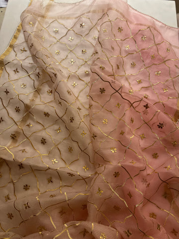 Lotus pink kotasilk saree