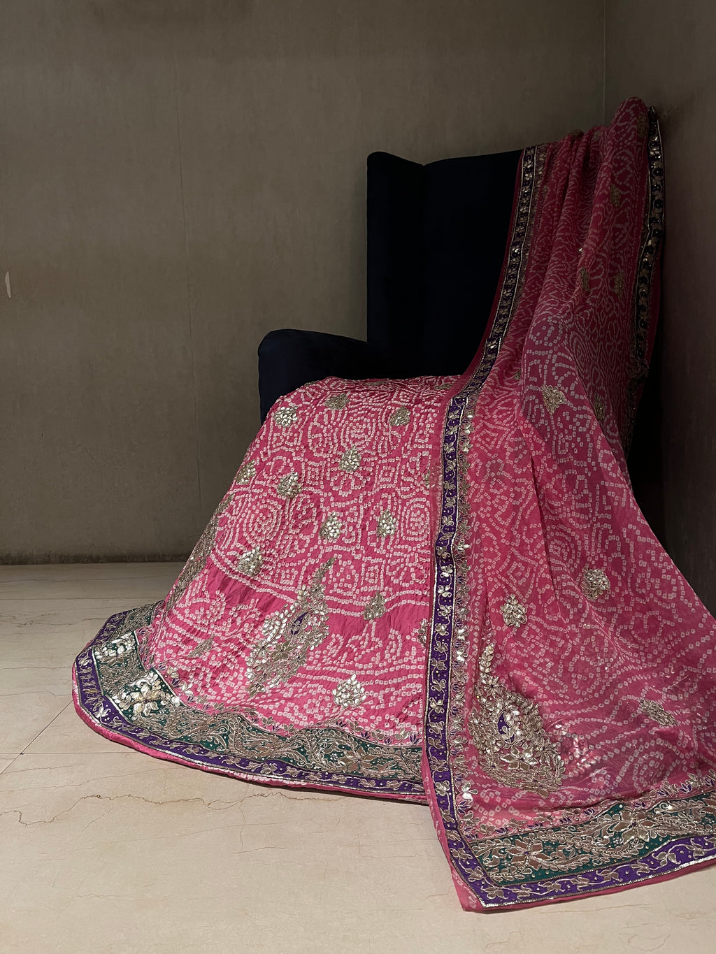 Traditional Bandej Lehenga Set