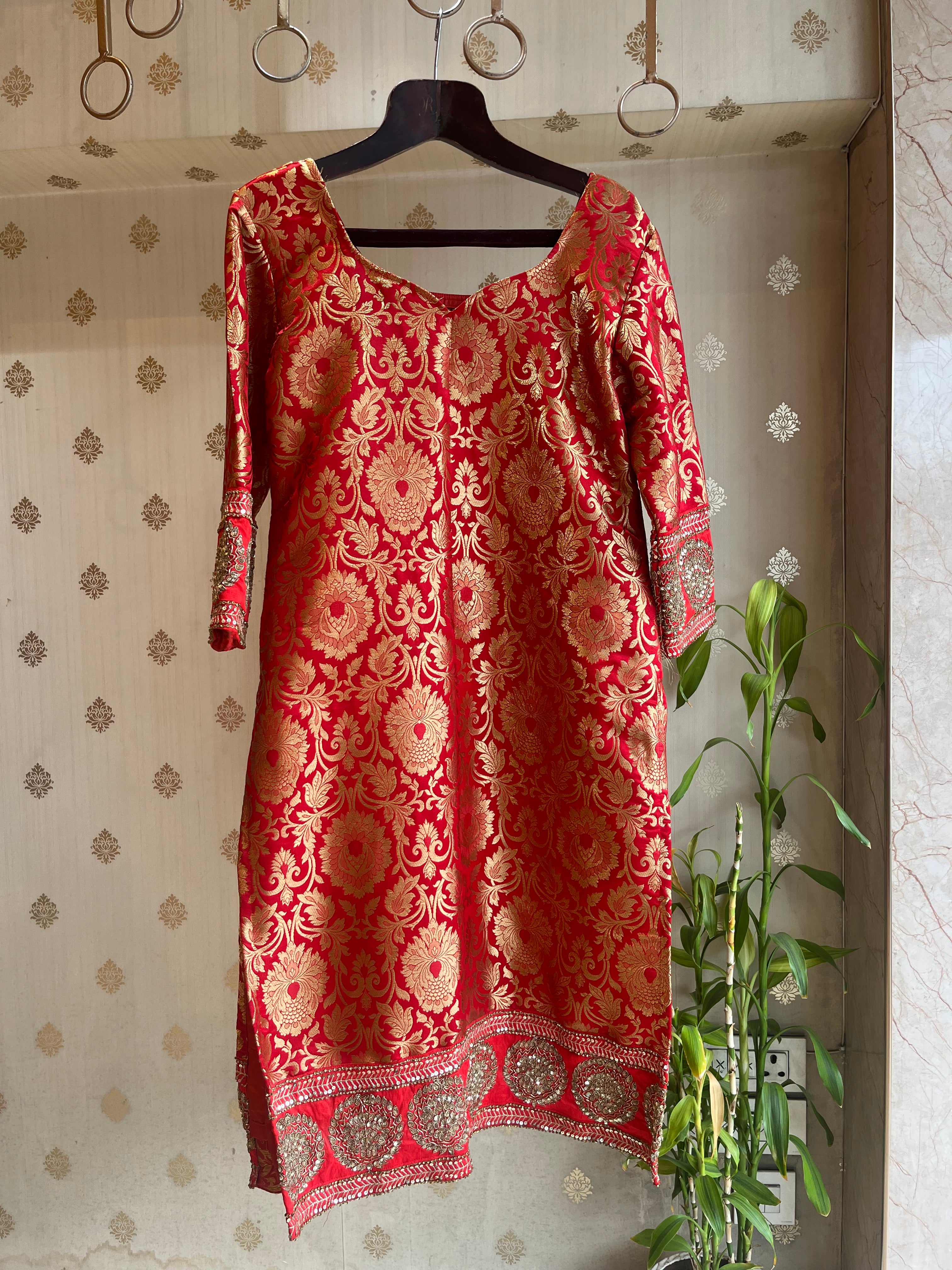 Banarasi Straight Kurta
