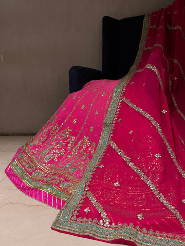 Jaipuri Traditional Gotta Patti lehenga set