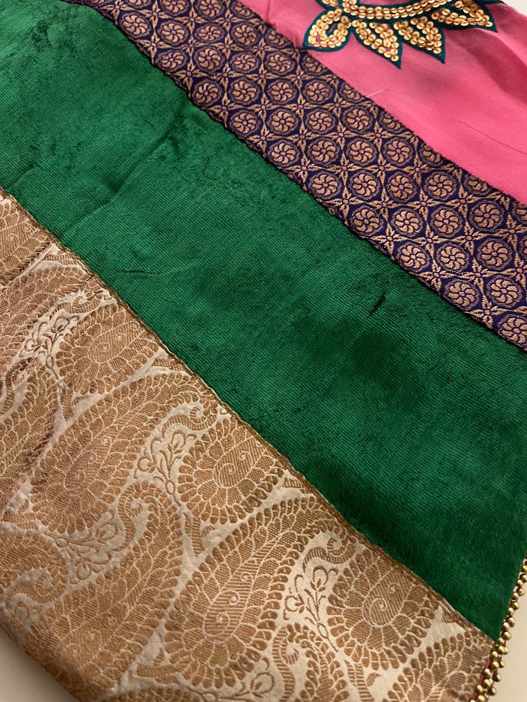 Georgette & Silk Patch Saree