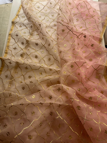 Lotus pink kotasilk saree