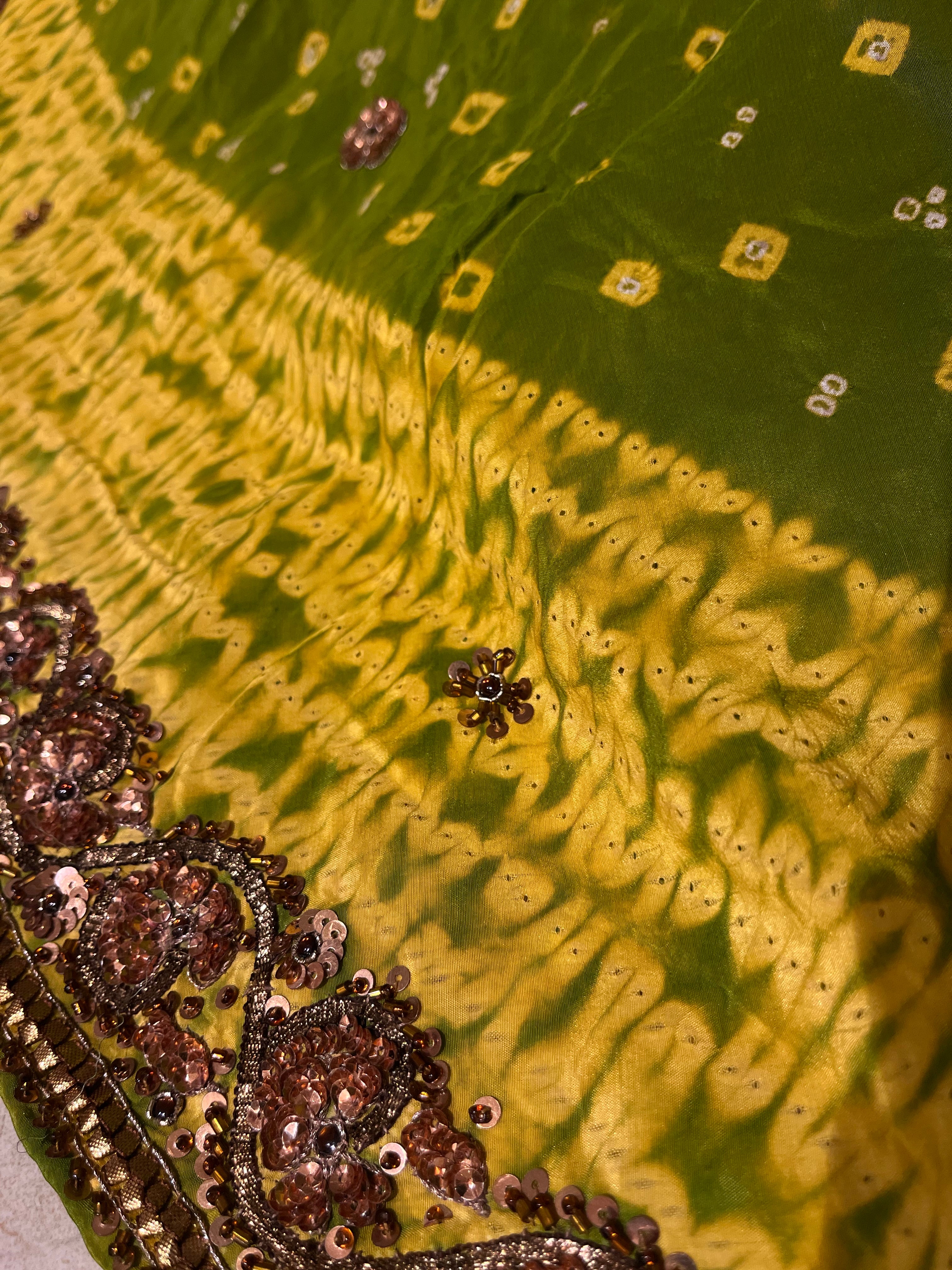 Traditional Shibori Lehenga Set