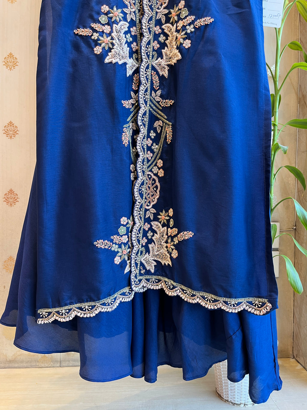 Deep Blue 2-piece Indo-Western