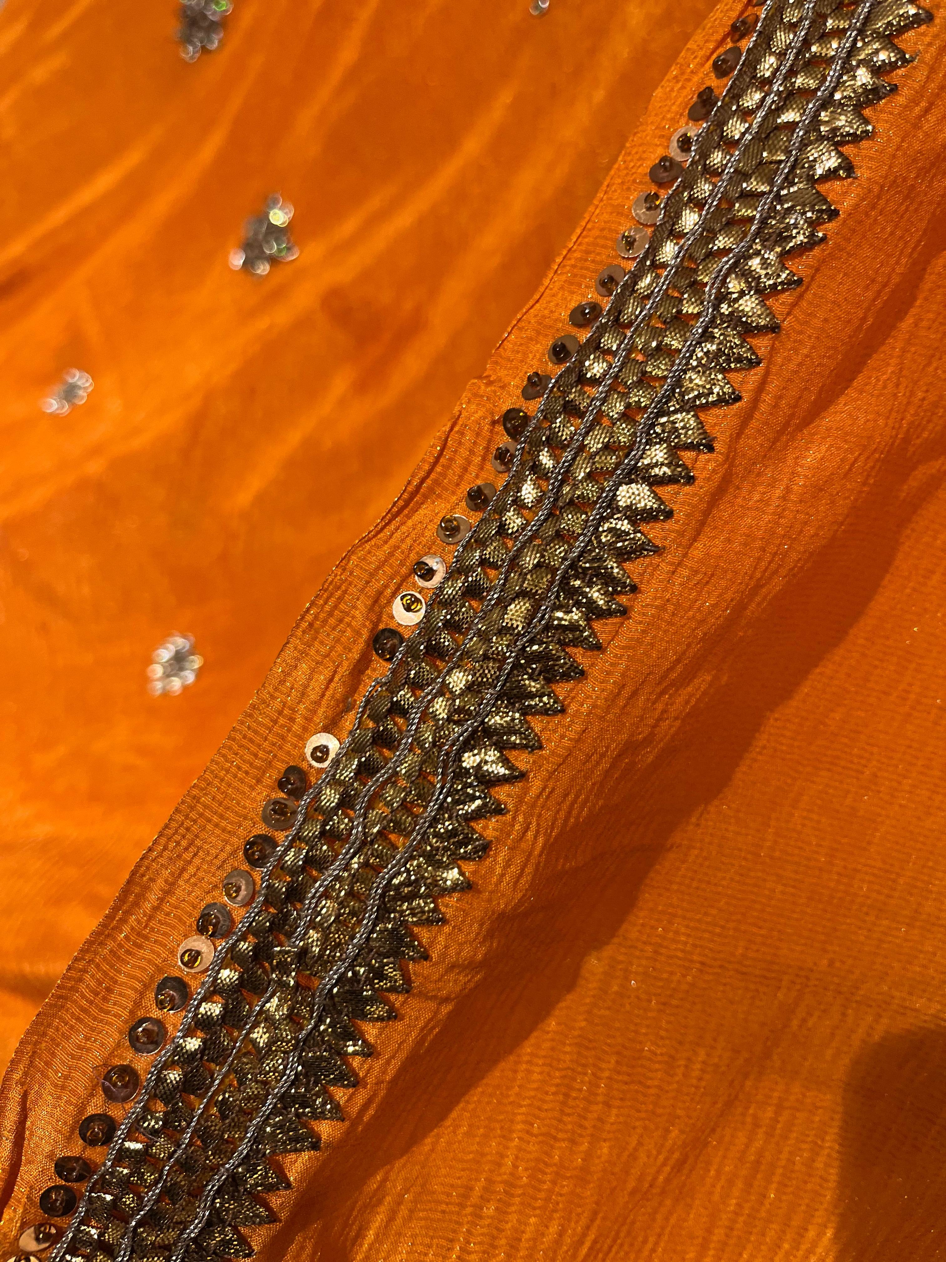 Summer Orange Lehenga Set