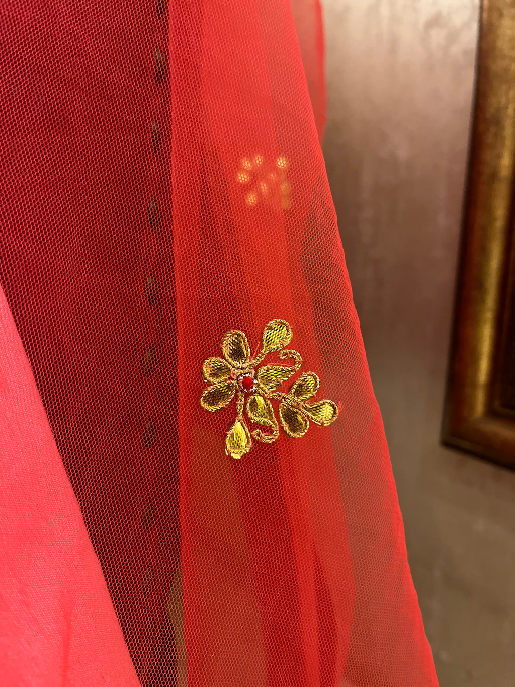 Raw Silk Lehenga Set