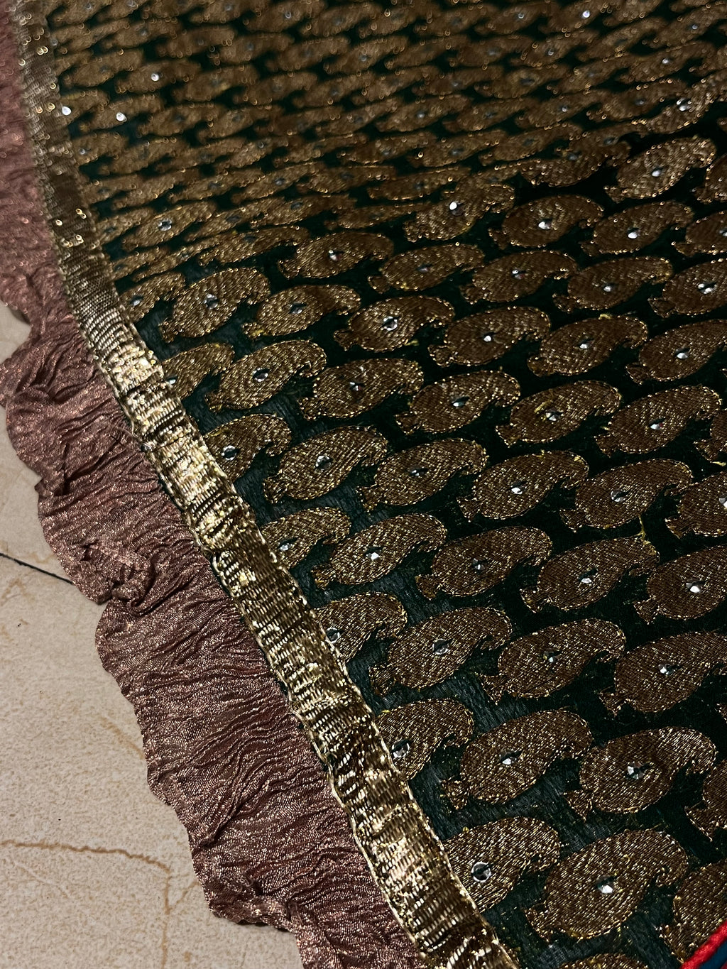Jaipuri Gerua Lehenga Set