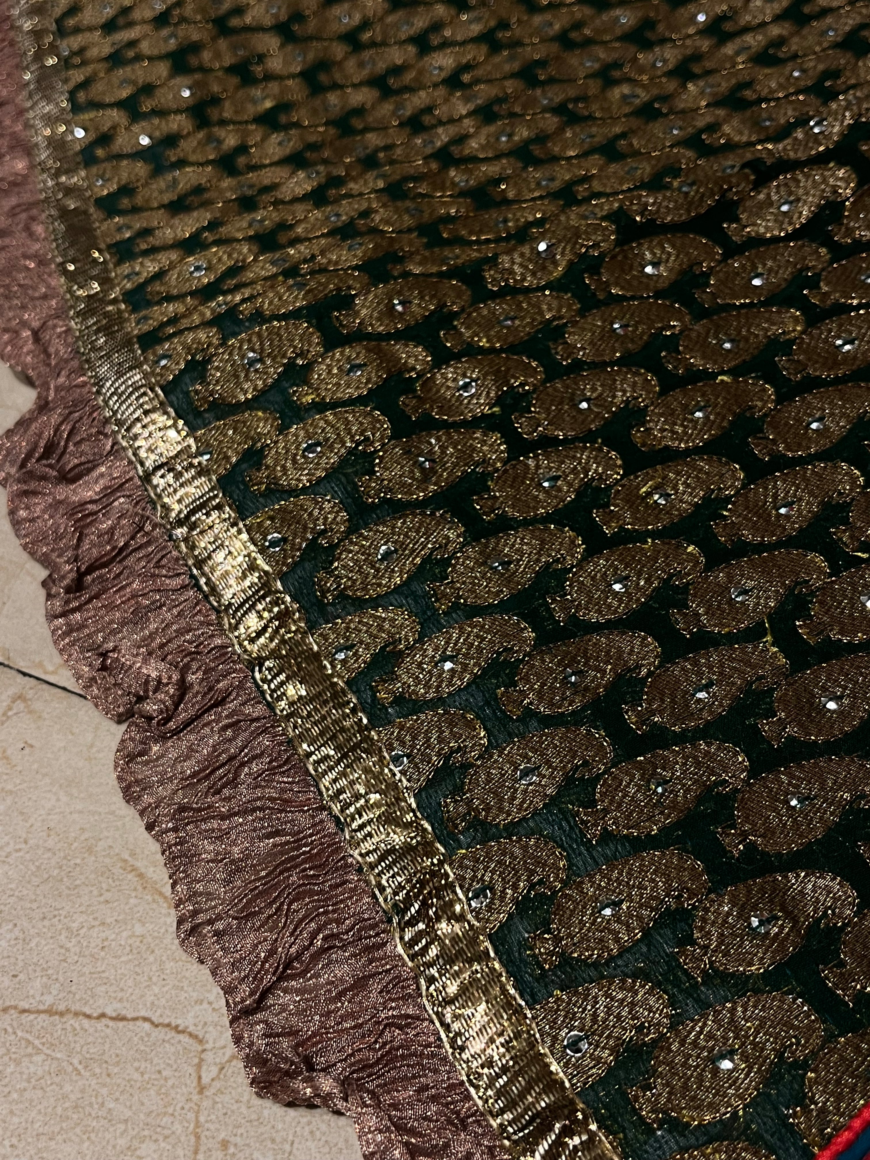 Jaipuri Gerua Lehenga Set