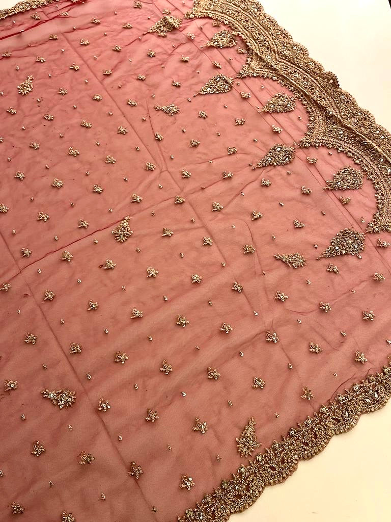 Rajwada Zardozi handwork unstitched lehenga set