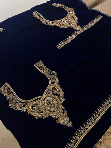 Lace & Velvet Heavy Saree