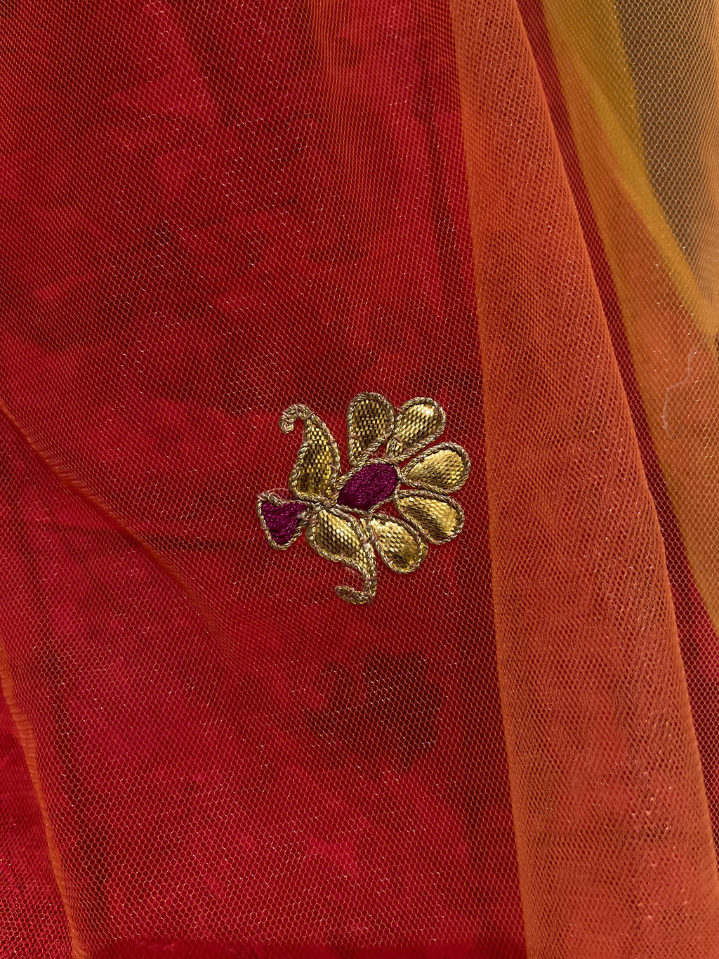 Red on Red Resham Lehenga Set
