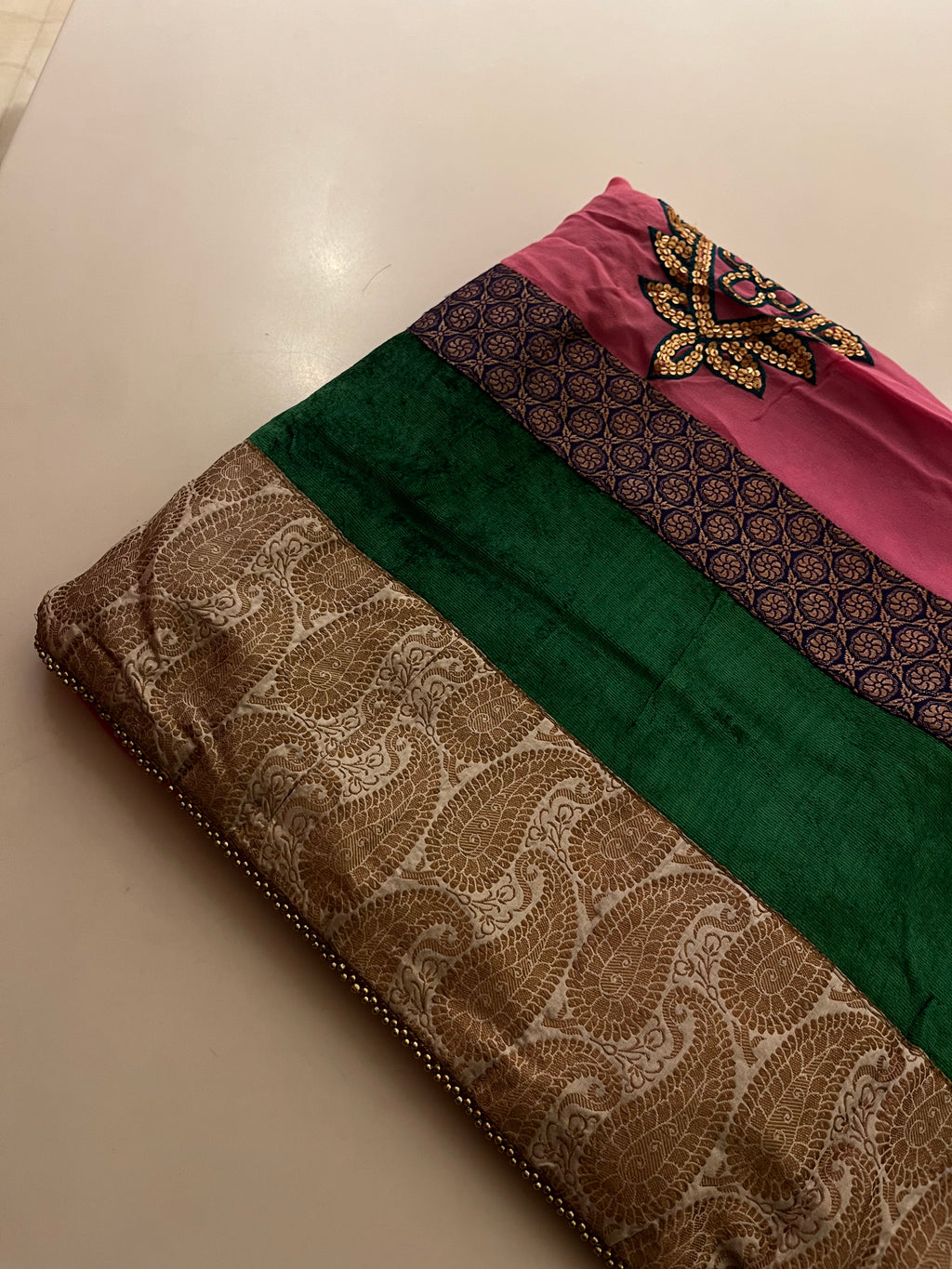 Georgette & Silk Patch Saree