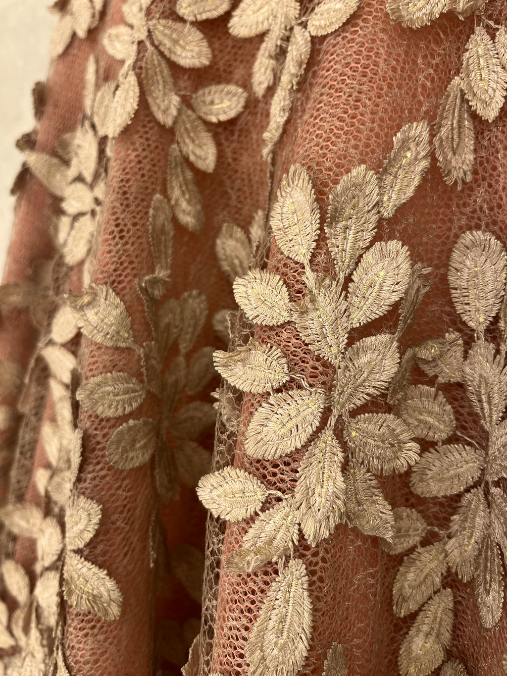 Floral Peach Gown