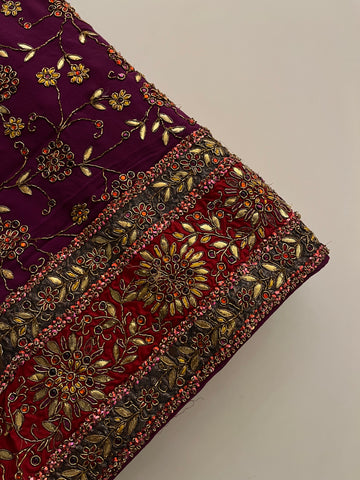 devdas paro wine saree