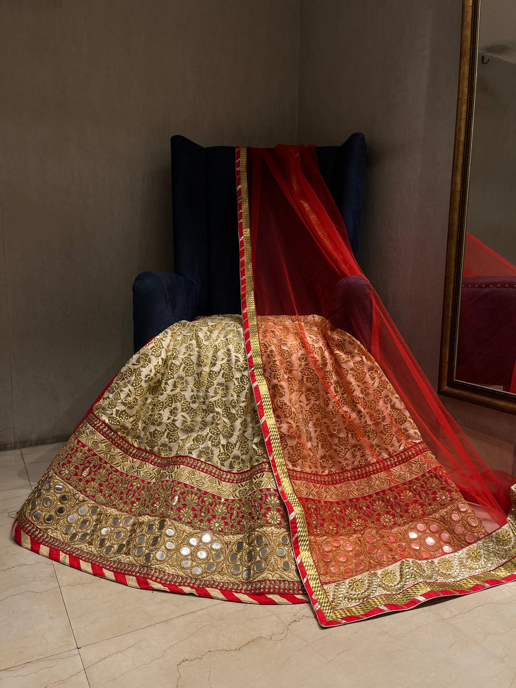 Embroidery Lehenga Set
