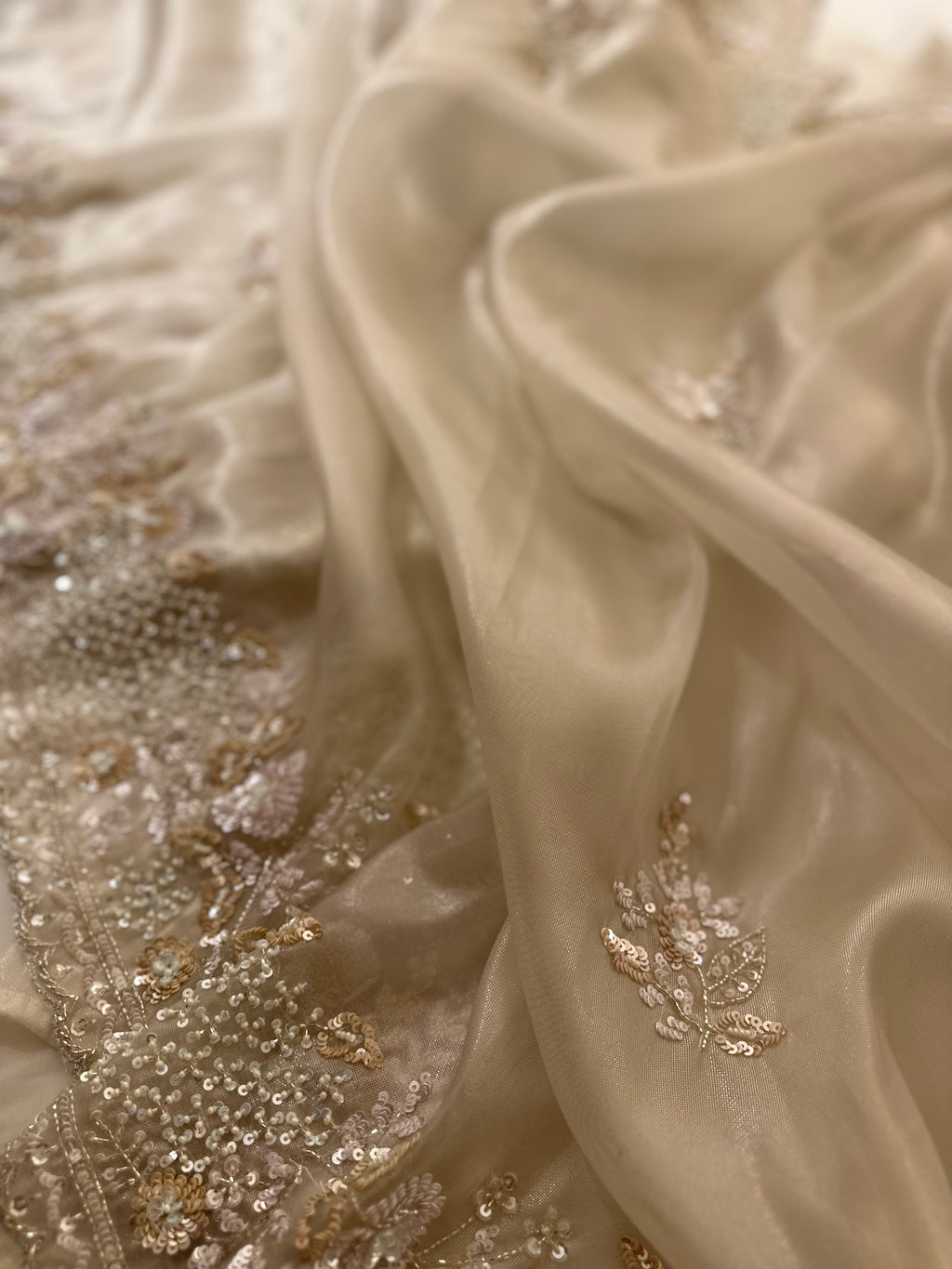 Tissue Moon Glow saree