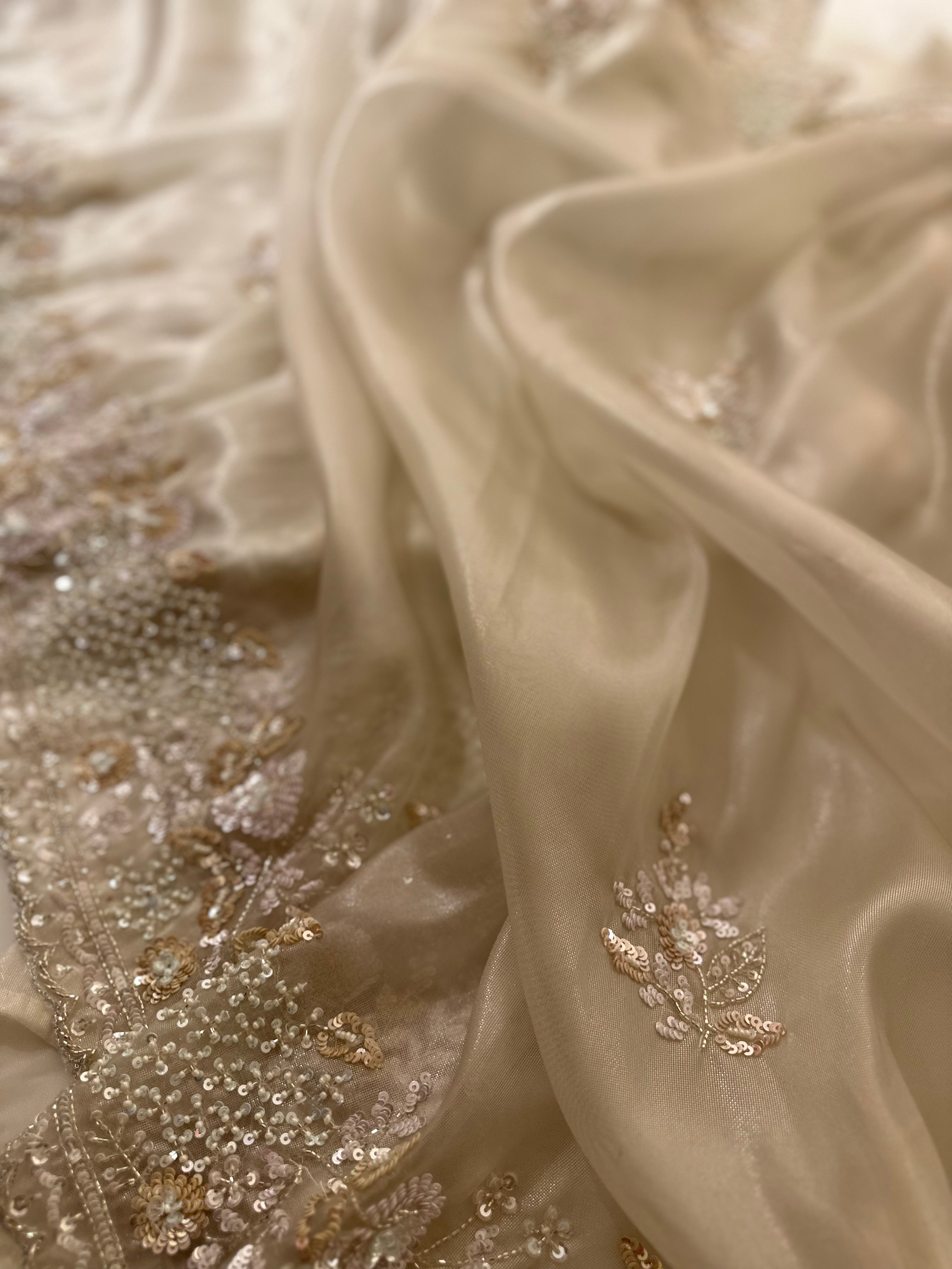 Tissue Moon Glow saree