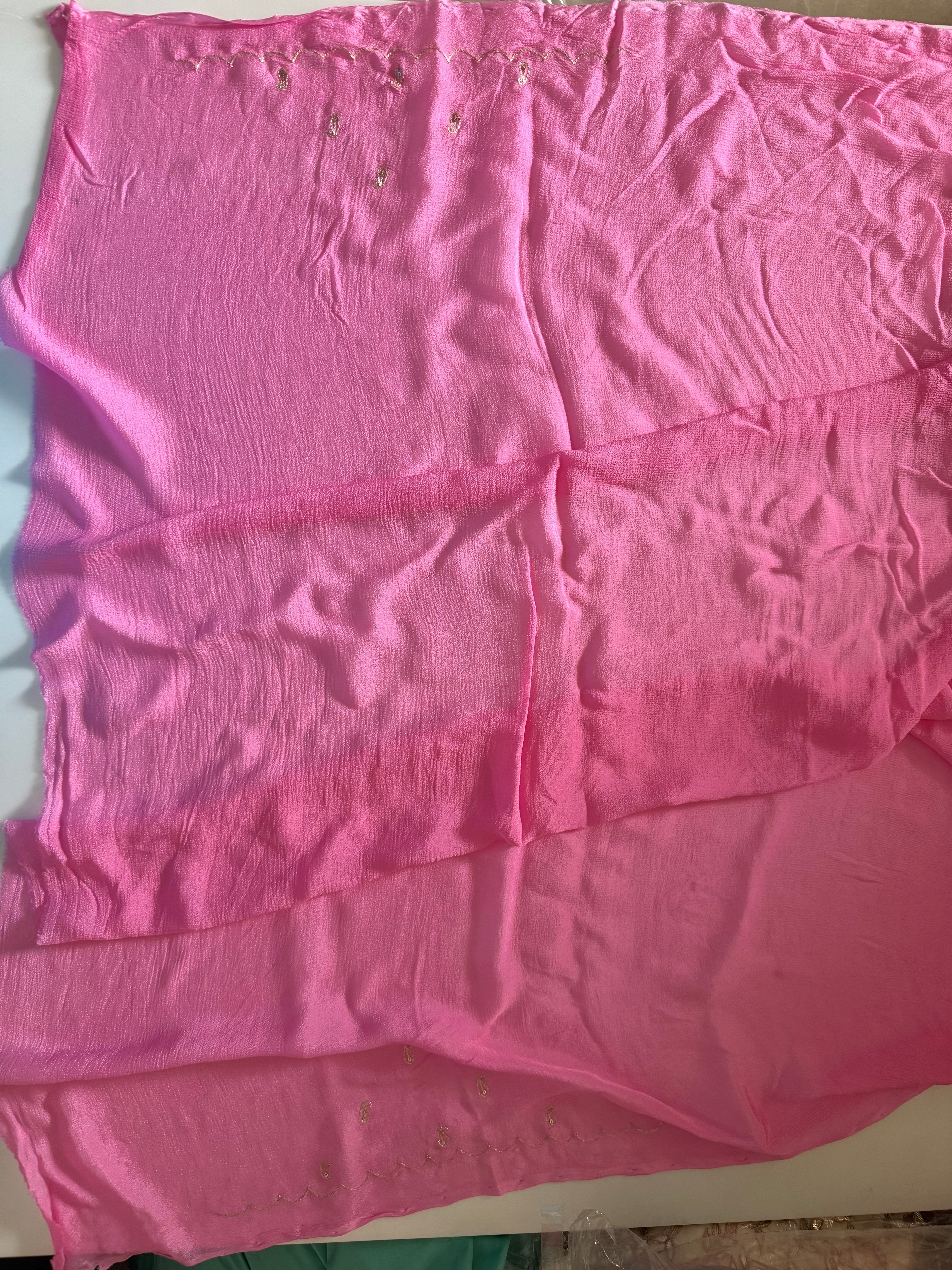 Lehriya delicate handwork saree