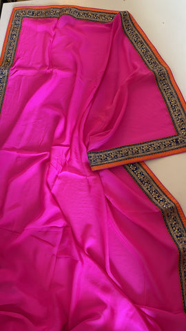 Kareena Pink pure saree
