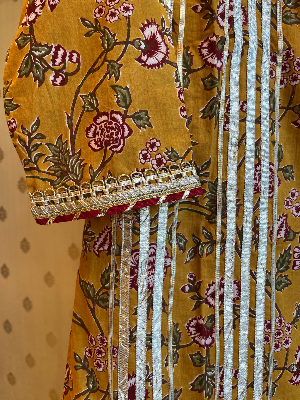 Printed Cotton Sharara Suit