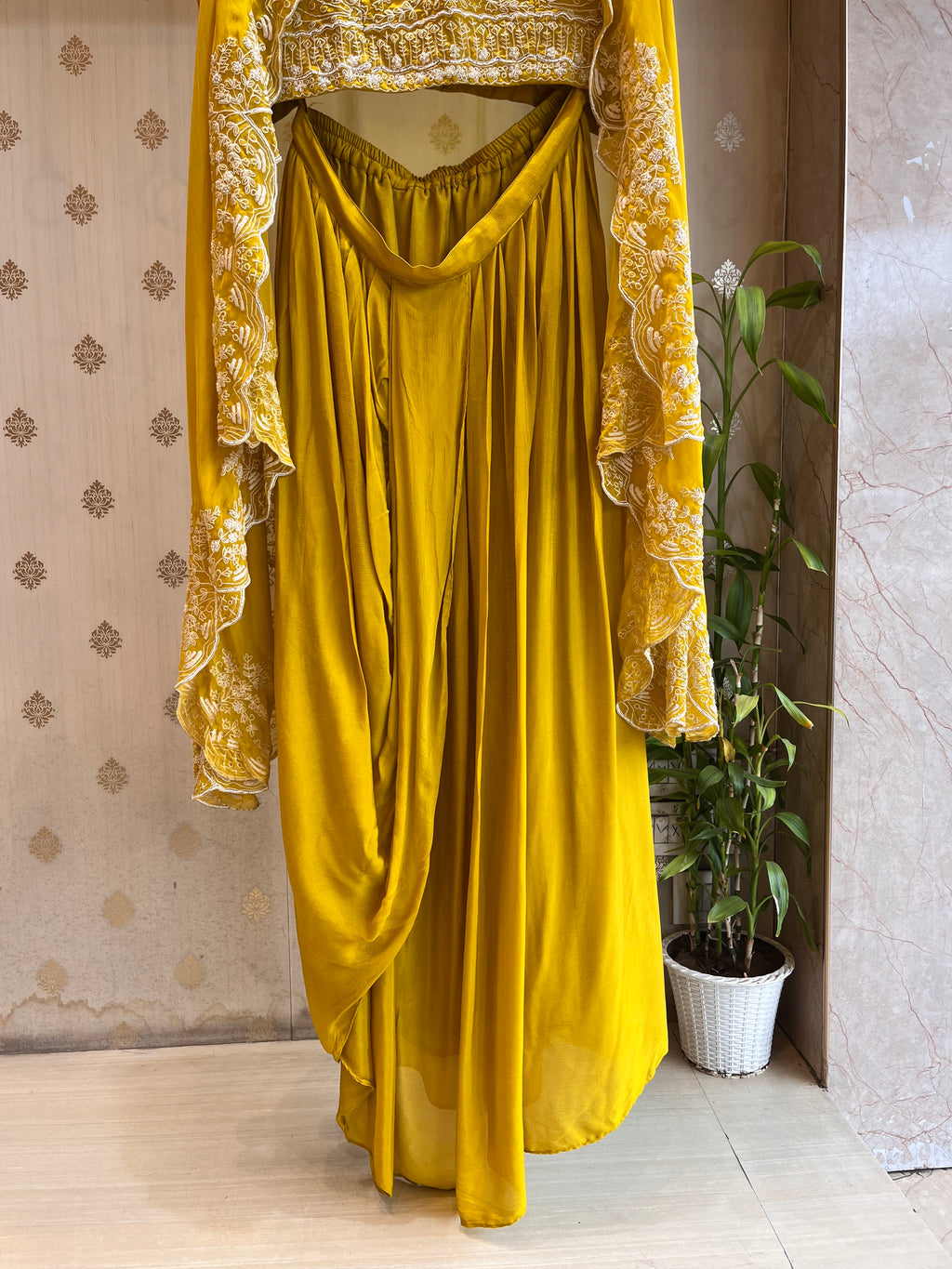 Haldi Day Indo-western set