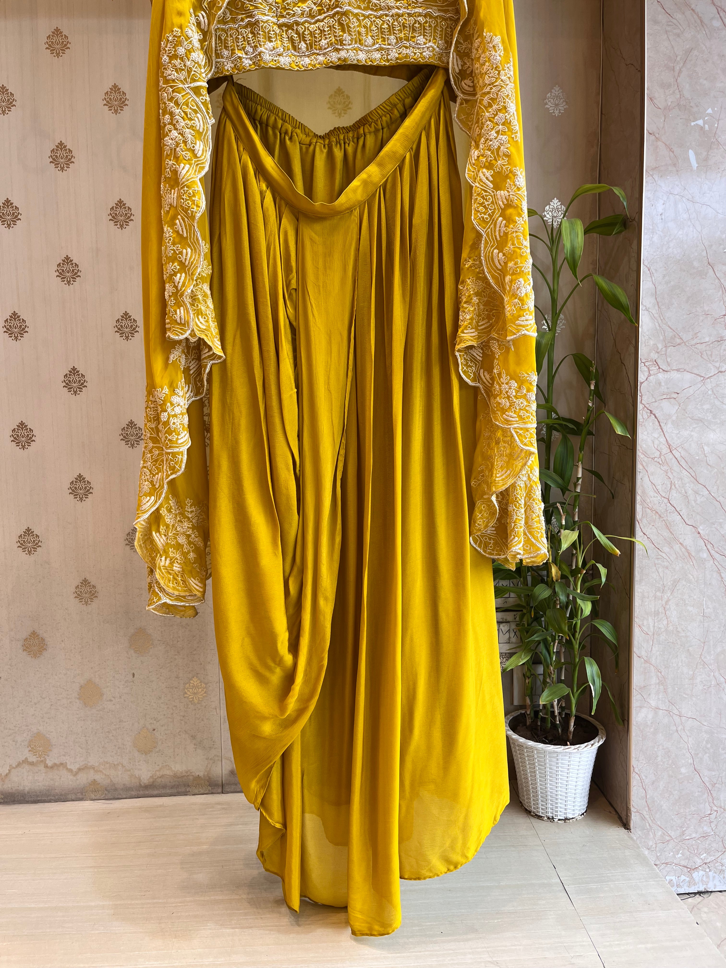 Haldi Day Indo-western set