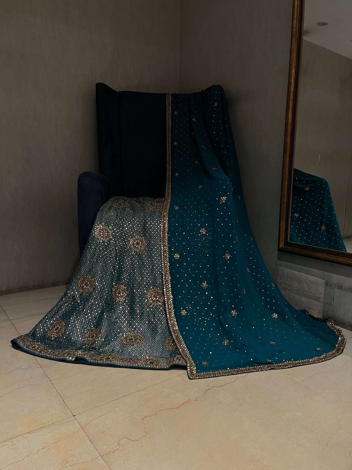 Paro Style Lehenga Set