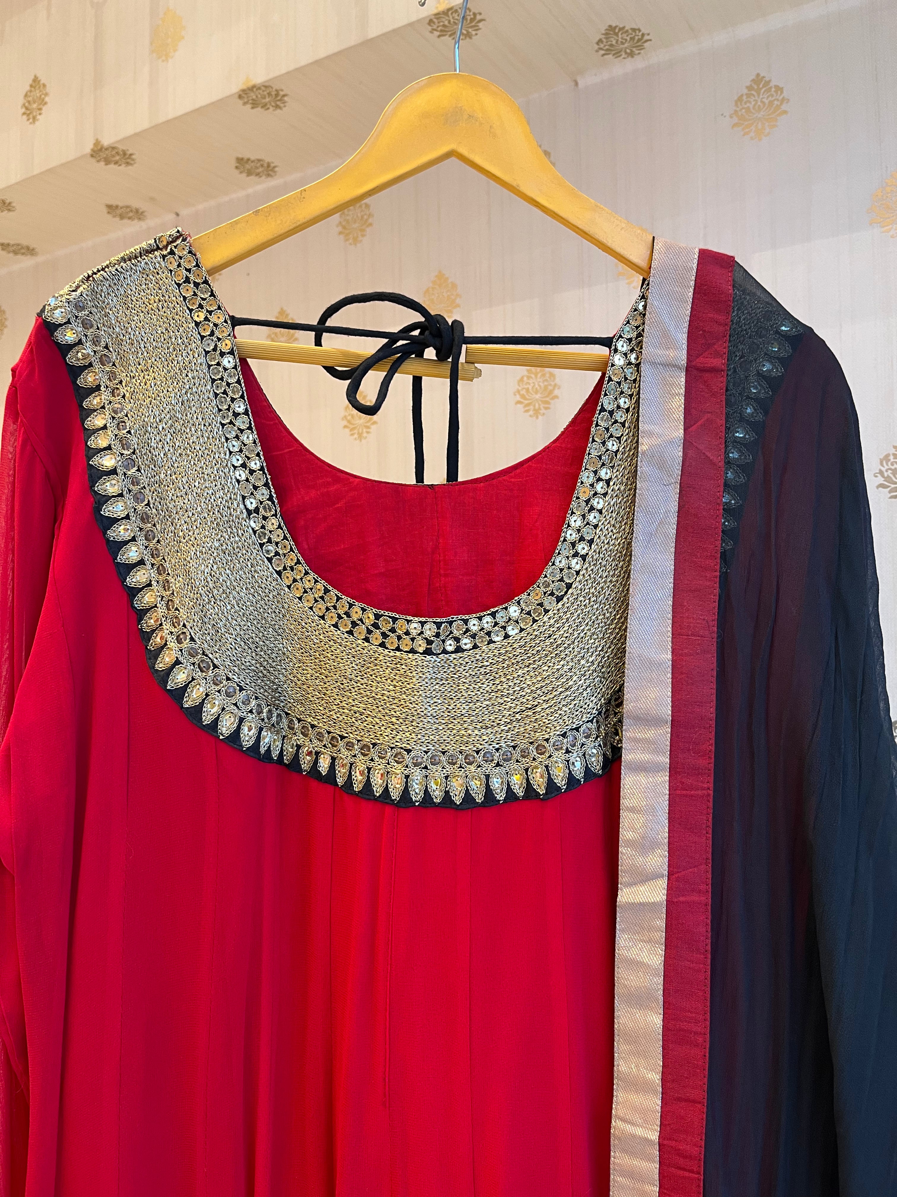 Pure Georgette Anarkali