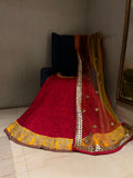 Red on Red Resham Lehenga Set